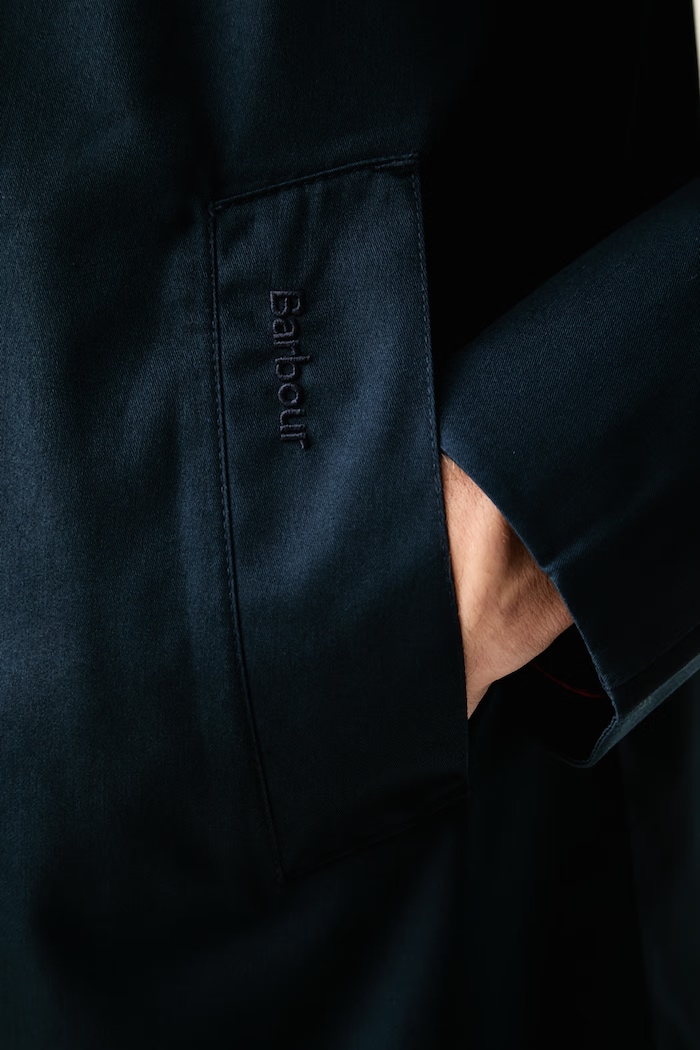 Płaszcz męski Lorden Waterproof Mac Barbour granatowy MWB0835