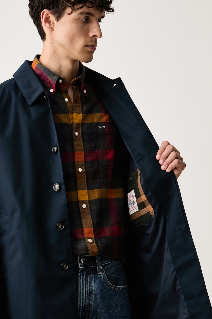 Barbour Płaszcz męski Lorden Waterproof Mac MWB0835