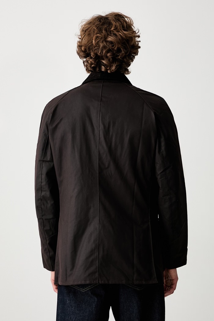 Odzież Barbour kurtka męska woskowana Ashby Wax Jacket MWX0339 brązowy