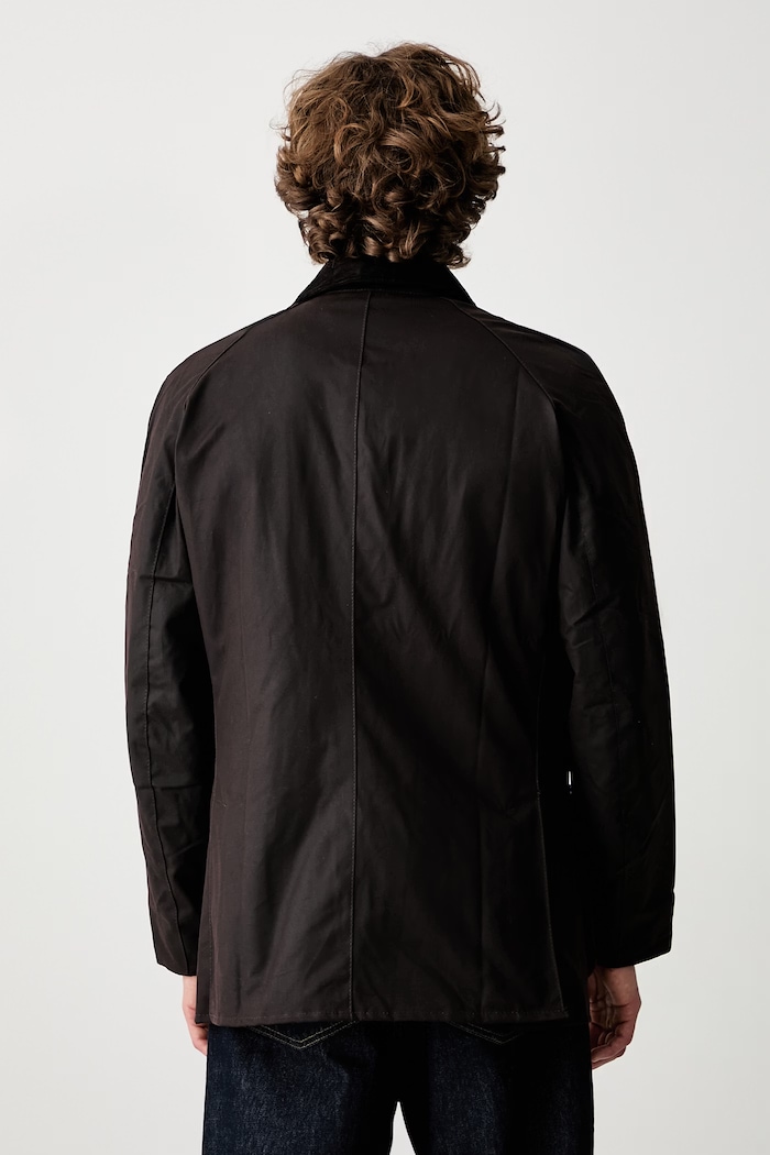 Oblečenie Barbour Bunda pánska voskovaná Ashby Wax Jacket MWX0339 hnedá
