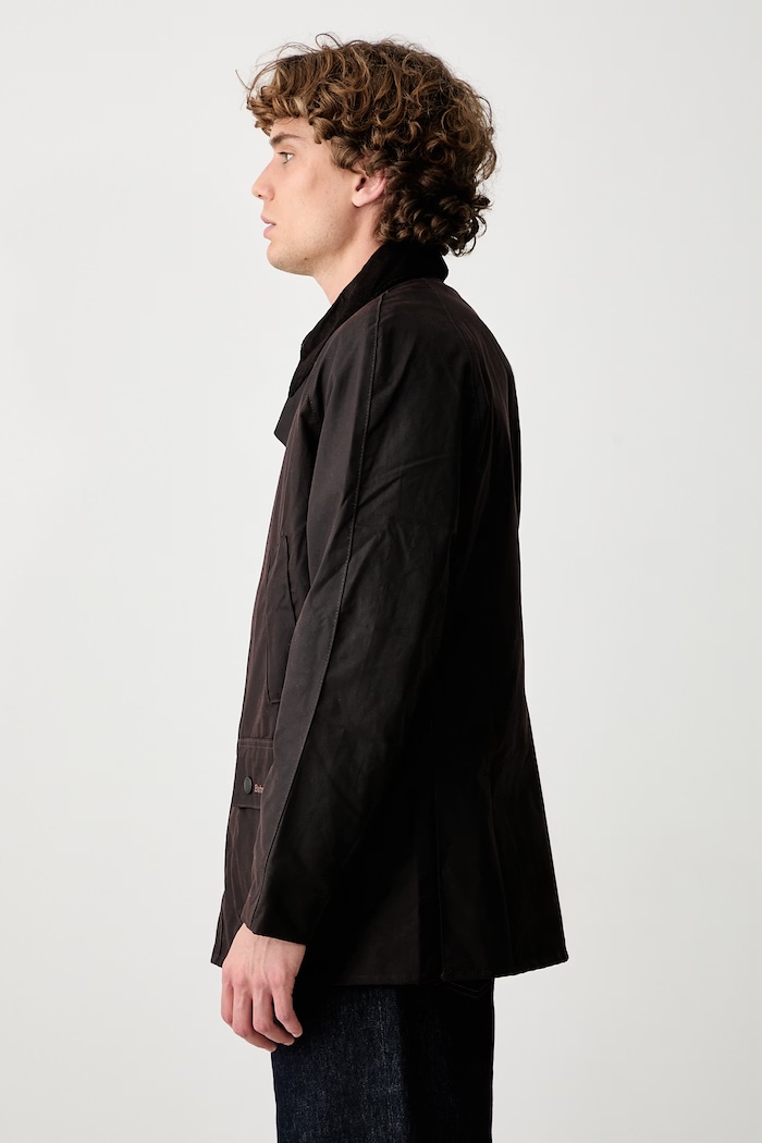Bunda pánska voskovaná Ashby Wax Jacket Barbour MWX0339 hnedá