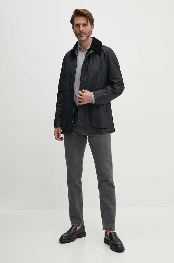 Barbour rövid kabát MWX0339 fekete SS26