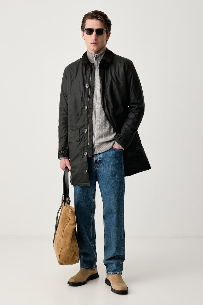 Barbour Kurtka męska woskowana Wax Mac MWX1861 zielony AW24