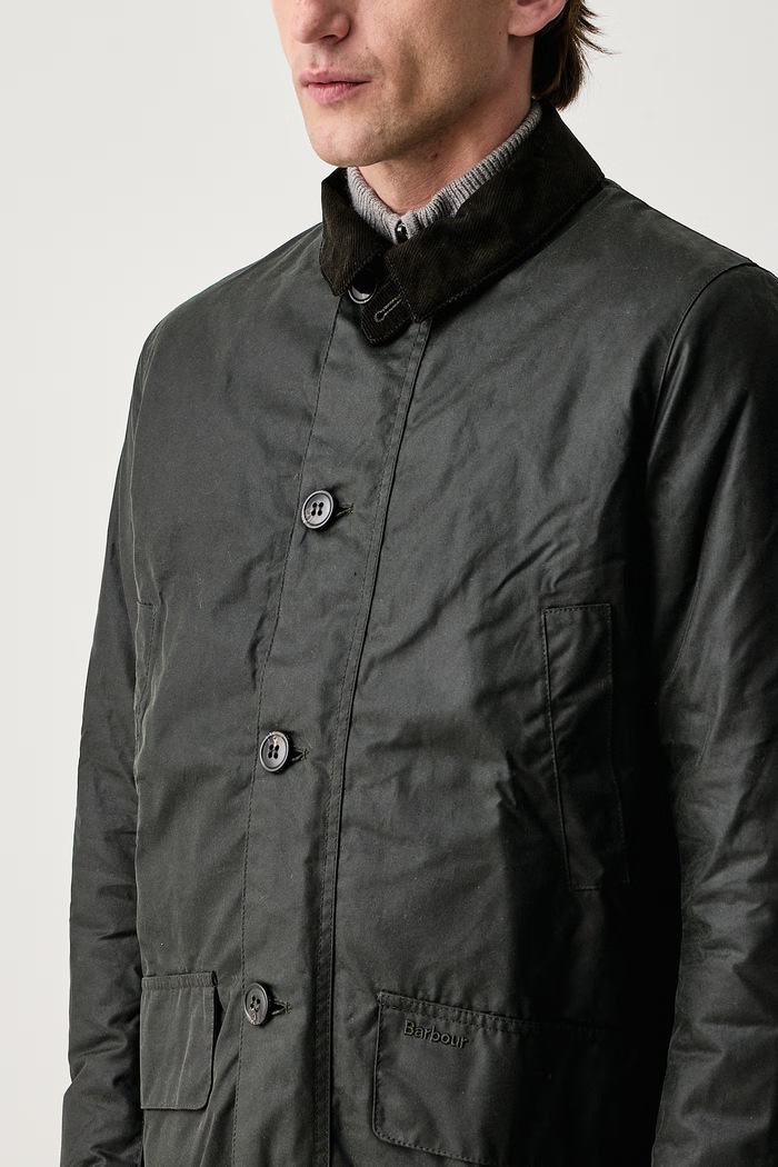 Kurtka męska woskowana Wax Mac Barbour MWX1861 zielony