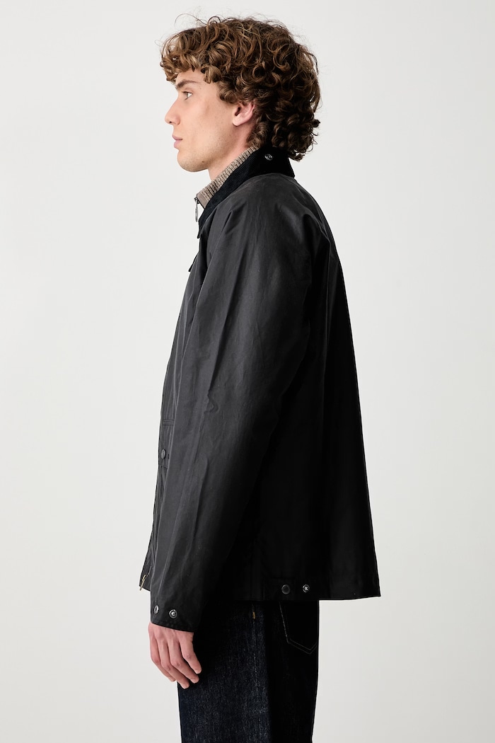 BEDALE jacket waxed Men's Barbour MWX2205 navy