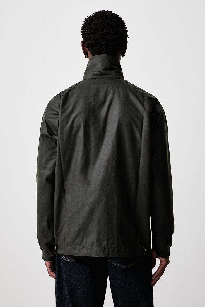 Дрехи Barbour Мъжко яке от промазана материя BEDALE MWX2205 зелен