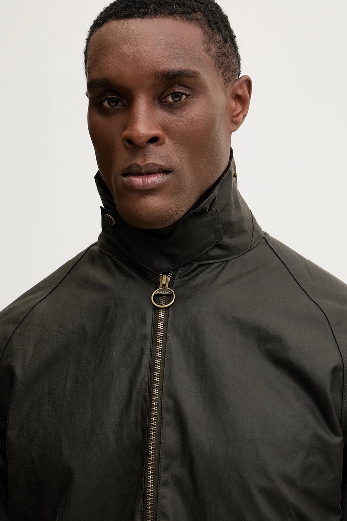 Bavlnená bunda Barbour zelená MWX2205