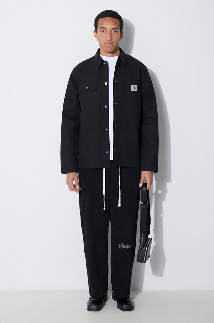 Rifľová bunda Carhartt WIP I015261.00E01 čierna AW25