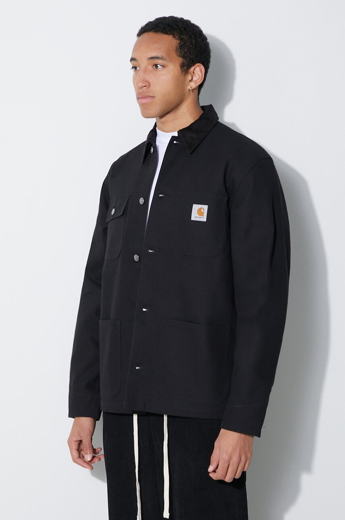 Rifľová bunda Carhartt WIP čierna I015261.00E01