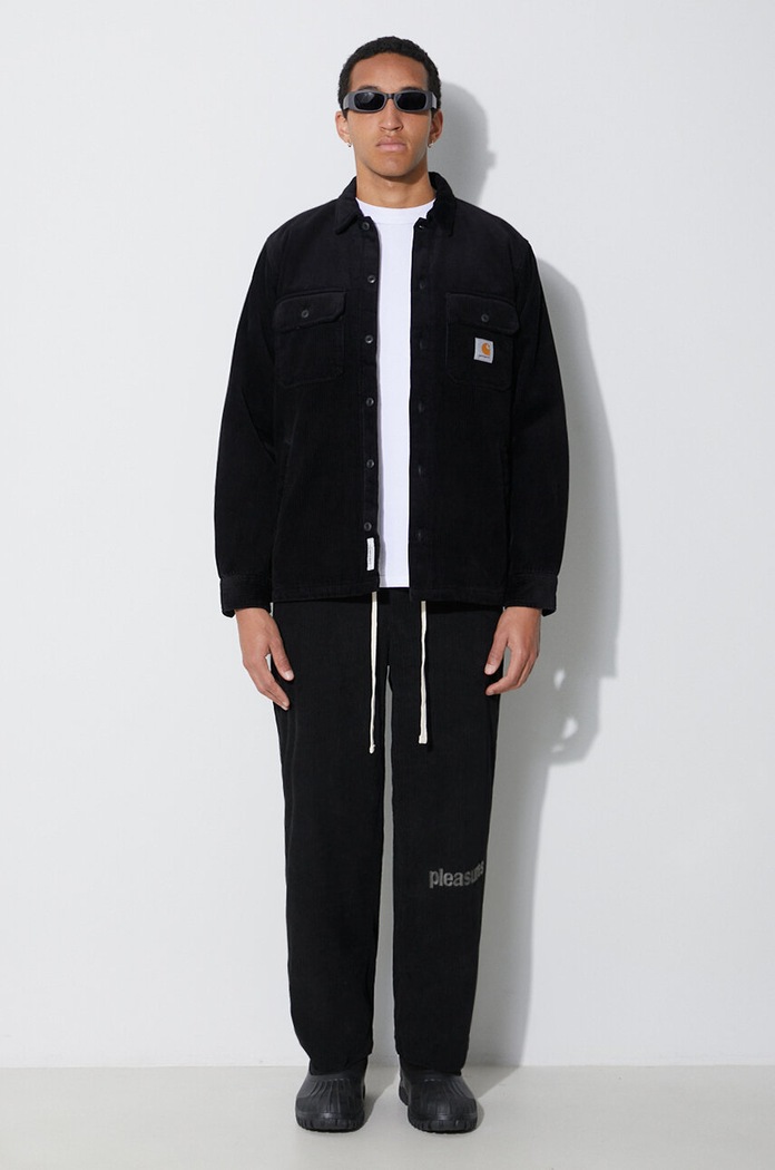 Carhartt WIP corduroy jacket I028827.89XX black AW25