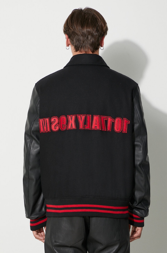 Clothing 1017 ALYX 9SM wool bomber jacket AAMOU0449FA01 black