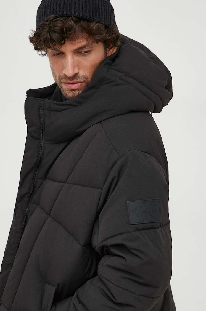 Μπουφάν Calvin Klein Jeans J30J324055 μαύρο
