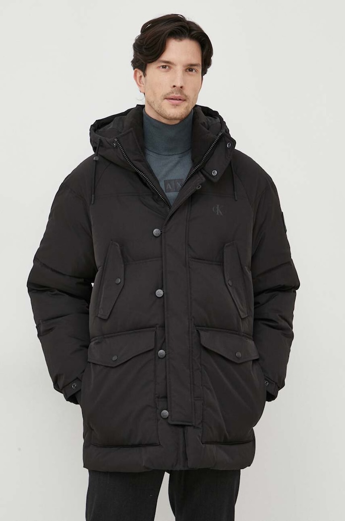 Calvin Klein Jeans kurtka pozostałe czarny J30J324080