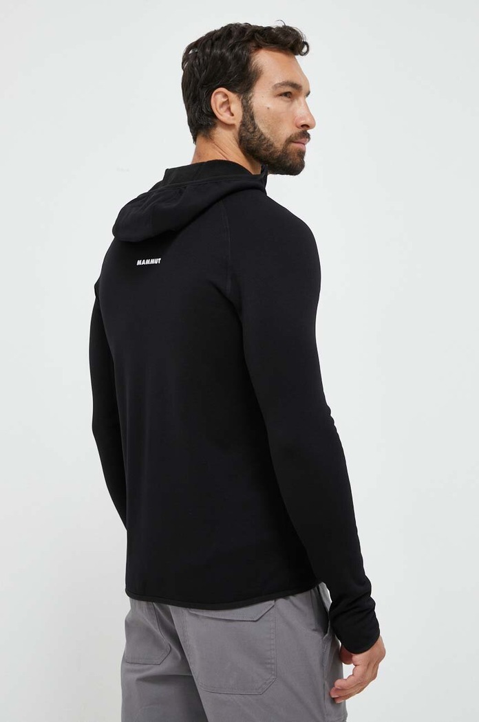 Oblečení Sportovní mikina Mammut Aconcagua ML Hooded 1014.04281 černá