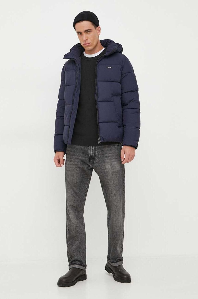 Bunda Calvin Klein K10K110336 námořnická modř AW23
