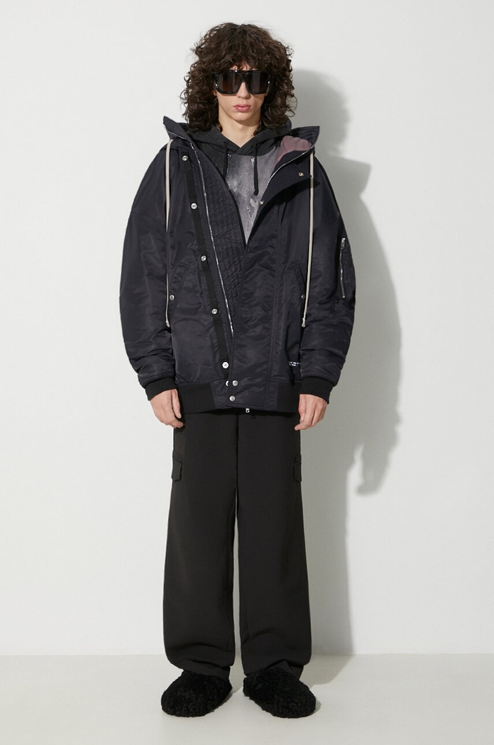 Clothing Rick Owens jacket DU02C5765.BRER1 black
