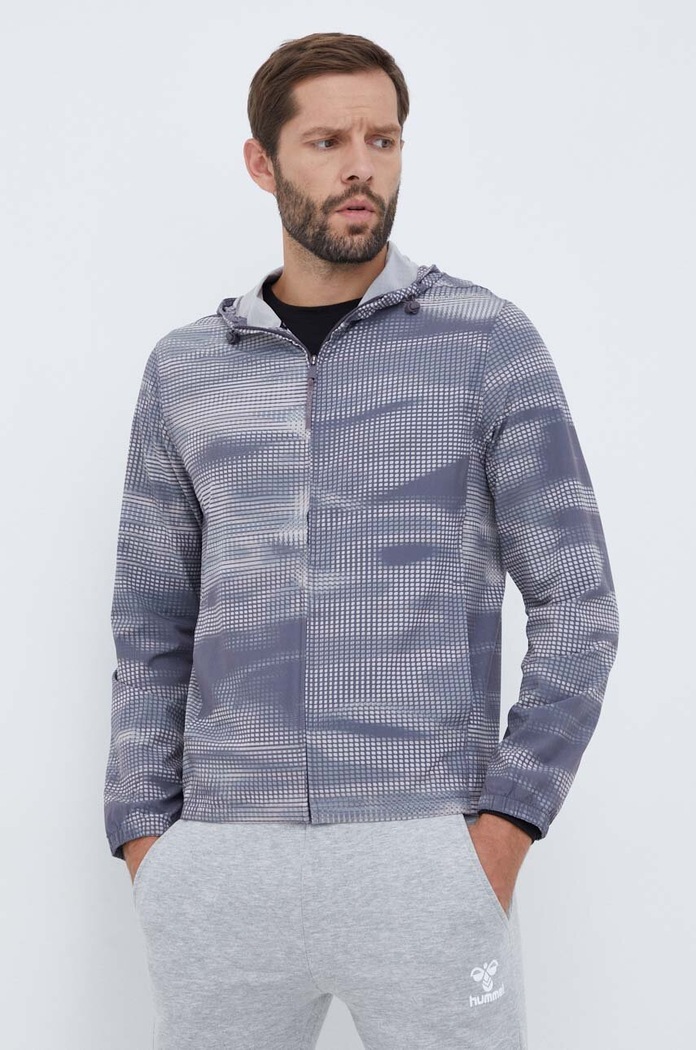 Ветровка Calvin Klein Performance без изолация сив 00GMF3O513