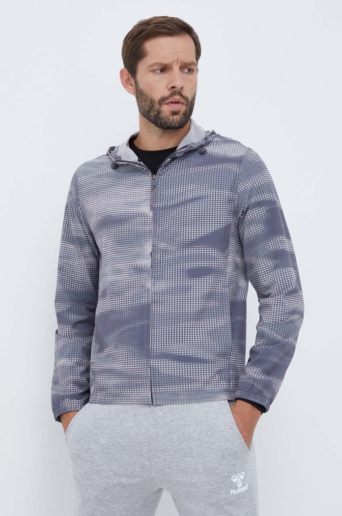 Ветровка Calvin Klein Performance без изолация сив 00GMF3O513