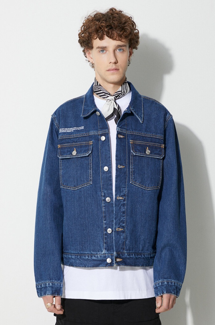 Clothing Pangaia denim jacket 10000336 blue