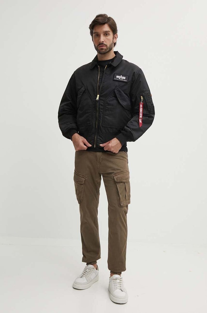 Bunda Alpha Industries CWU-45 Heritage Bomber 100102.03 černá SS26