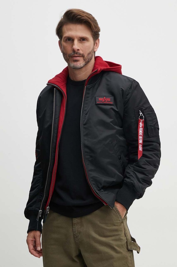 Alpha Industries kurtka bomber MA-1 D-Tec SE pozostałe czarny 133104.94