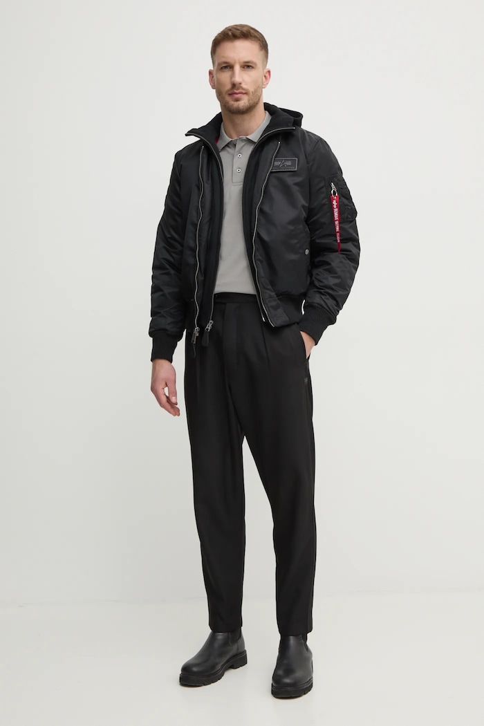 Alpha Industries geacă MA-1 D-Tec Hood Bomber 183110.515 negru AW24