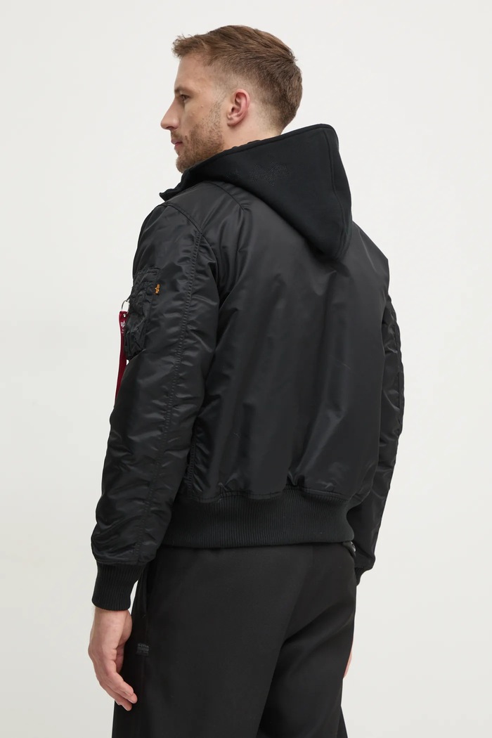 Îmbrăcăminte Alpha Industries geacă MA-1 D-Tec Hood Bomber 183110.515 negru