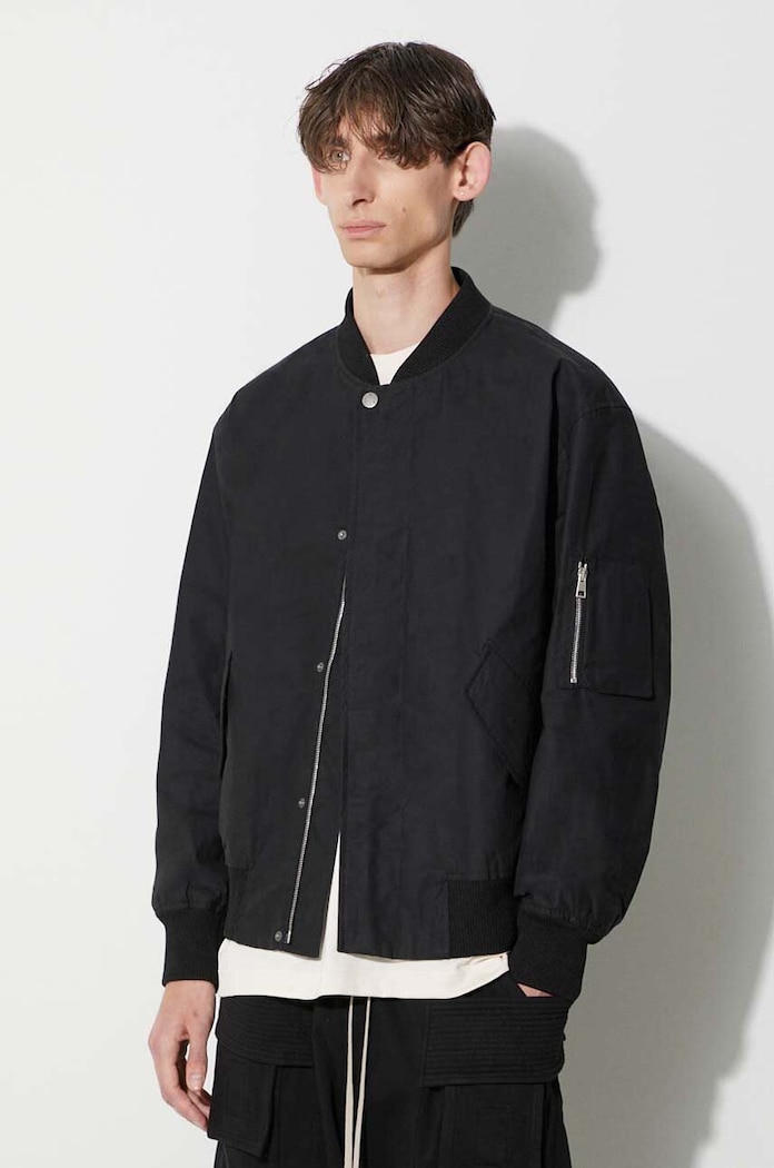 A.P.C. kurtka bez kaptura czarny COERC.H02842