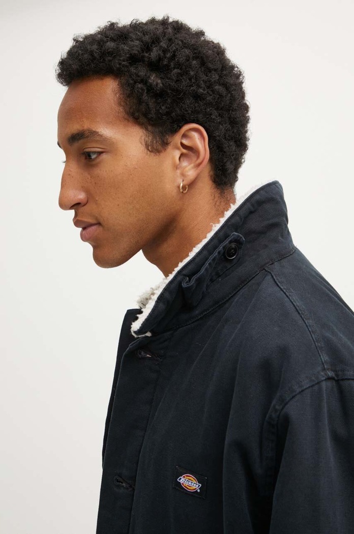 Pamučna jakna Dickies crna DK0A4XFYC401