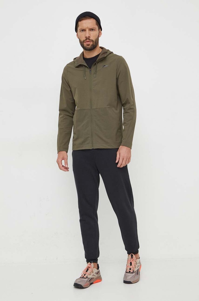 Jakna Reebok 100070848 zelena AW23