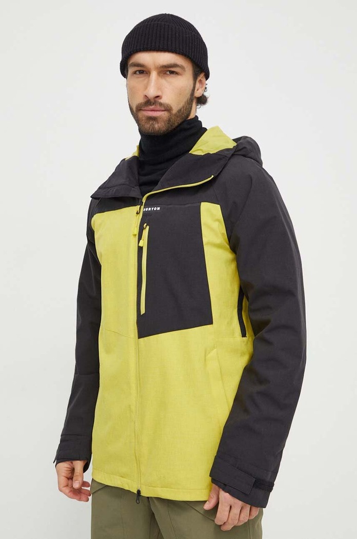 Burton rövid kabát Lodgepole téli sportok sárga 23359101004