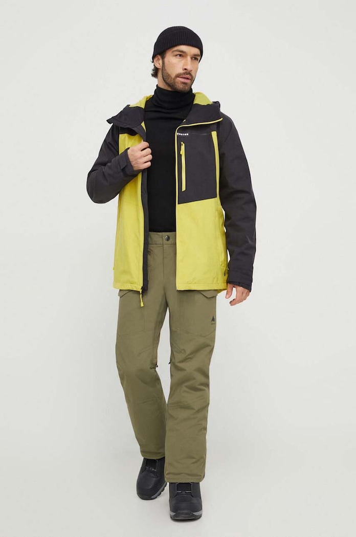 Burton rövid kabát Lodgepole 23359101004 sárga AW23