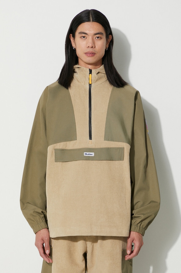 Butter Goods rövid kabát Terrain Corduroy Jacket nem szigetelt zöld BGQ3233101