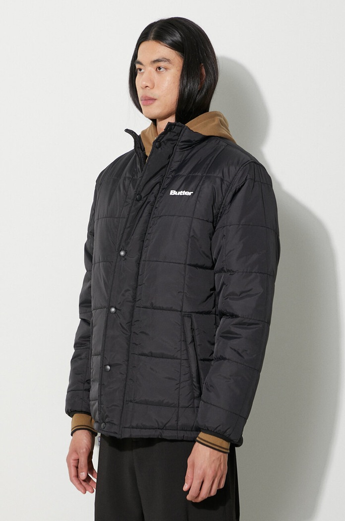 Jakna Butter Goods Grid Puffer Jacket črna BGQ3233404