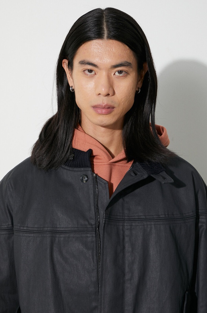 Яке бомбър Baracuta Cotton PU Derby BRCPS0985 тъмносин