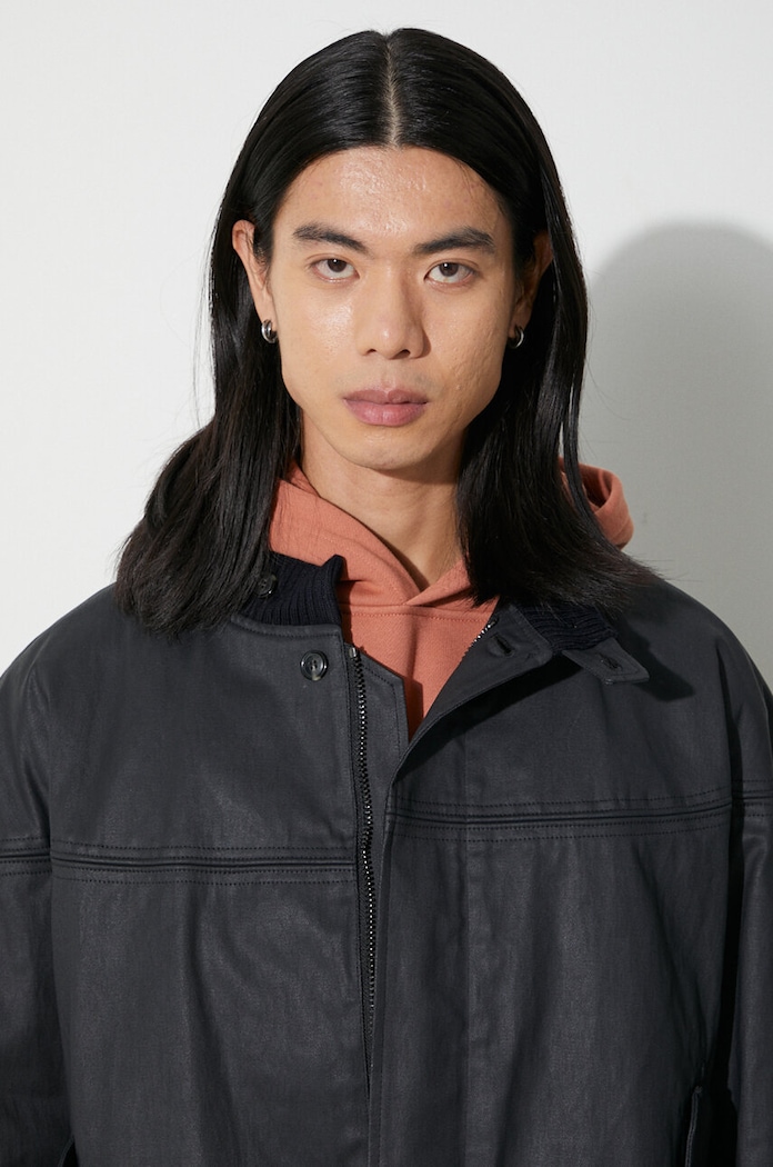 Яке бомбър Baracuta Cotton PU Derby BRCPS0985 тъмносин