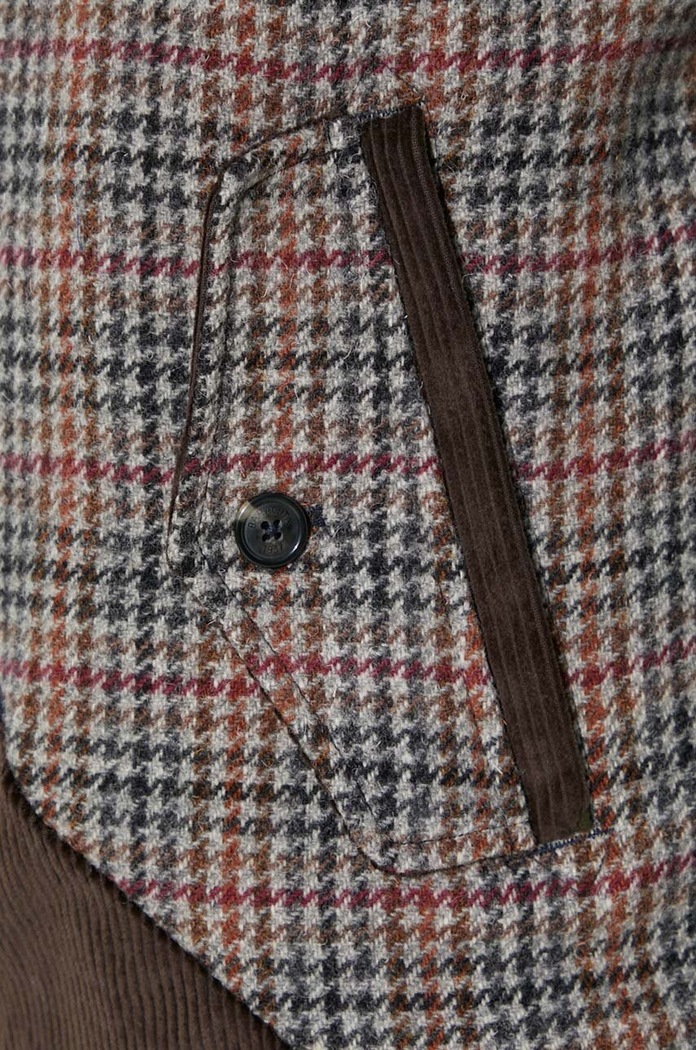 Jakna s primesjo volne Baracuta Cotton PU Derby BRCPS0986