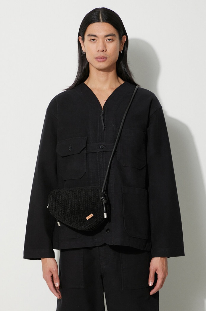 Bavlněná bunda Engineered Garments Shooting Jacket nezateplené černá 23F1D061.SD010