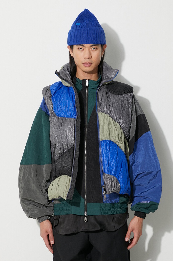 Ader Error gilet in piuma Aren Down Vest isolamento in piuma multicolore BMADFWDW0402