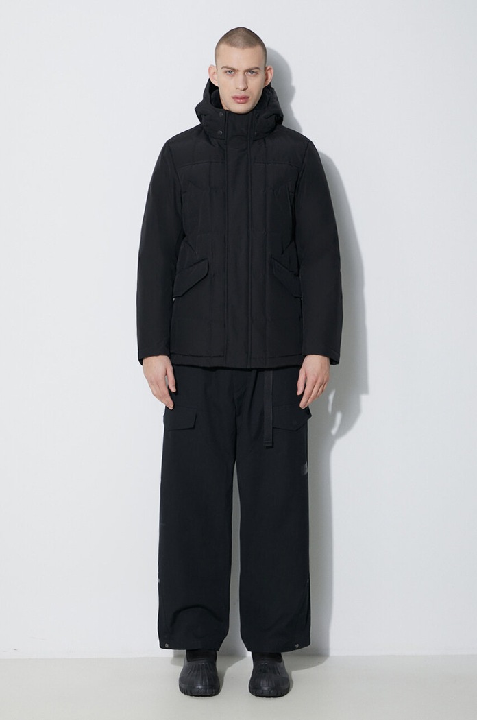 Woolrich kurtka puchowa Blizzard Field Jacket CFWOOU0621MRUT0001 czarny AW23