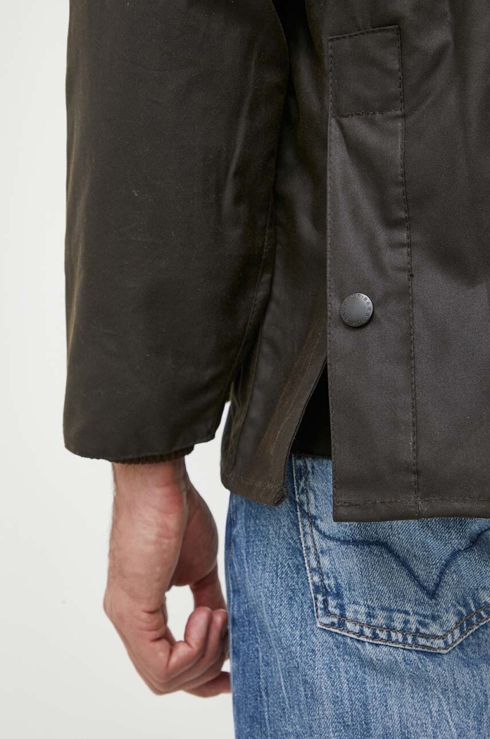 Бавовняна куртка Barbour MWX0010 коричневий