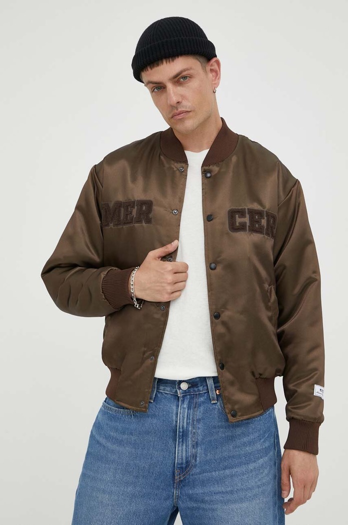 Ruházat The Mercer Brand bomber dzseki MEAP233003 barna