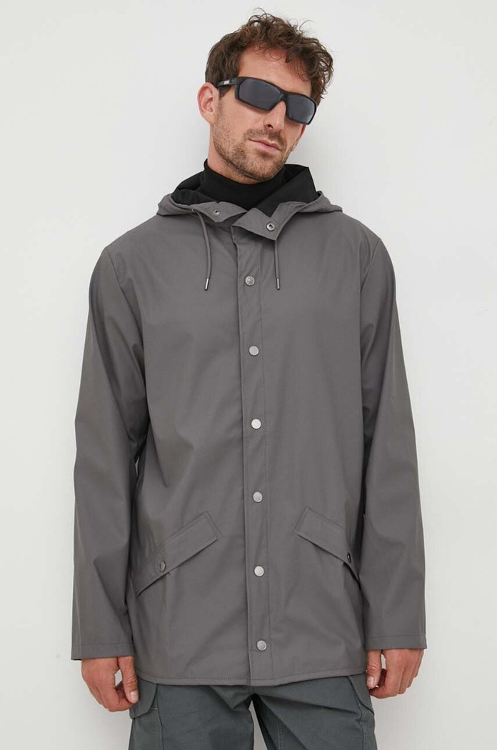 Αδιάβροχο μπουφάν Rains 12010 Jackets 12010.13 γκρί SS24