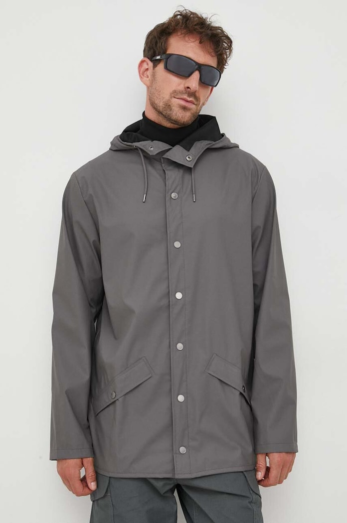 Αδιάβροχο μπουφάν Rains 12010 Jackets 12010.13 γκρί SS24