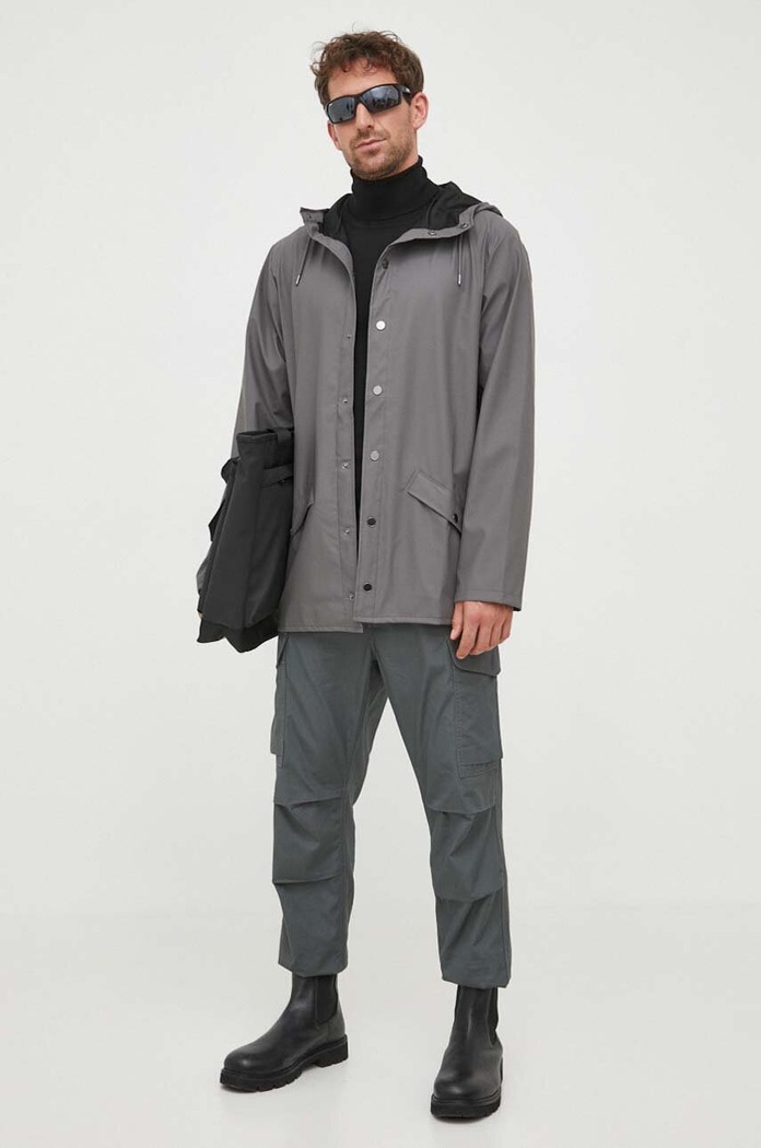 Αδιάβροχο μπουφάν Rains 12010 Jackets γκρί 12010.13