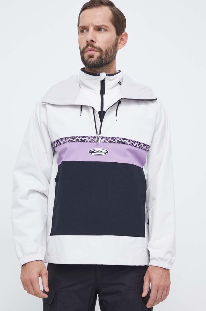 Quiksilver geaca Steeze EQYTJ03421 alb AW23