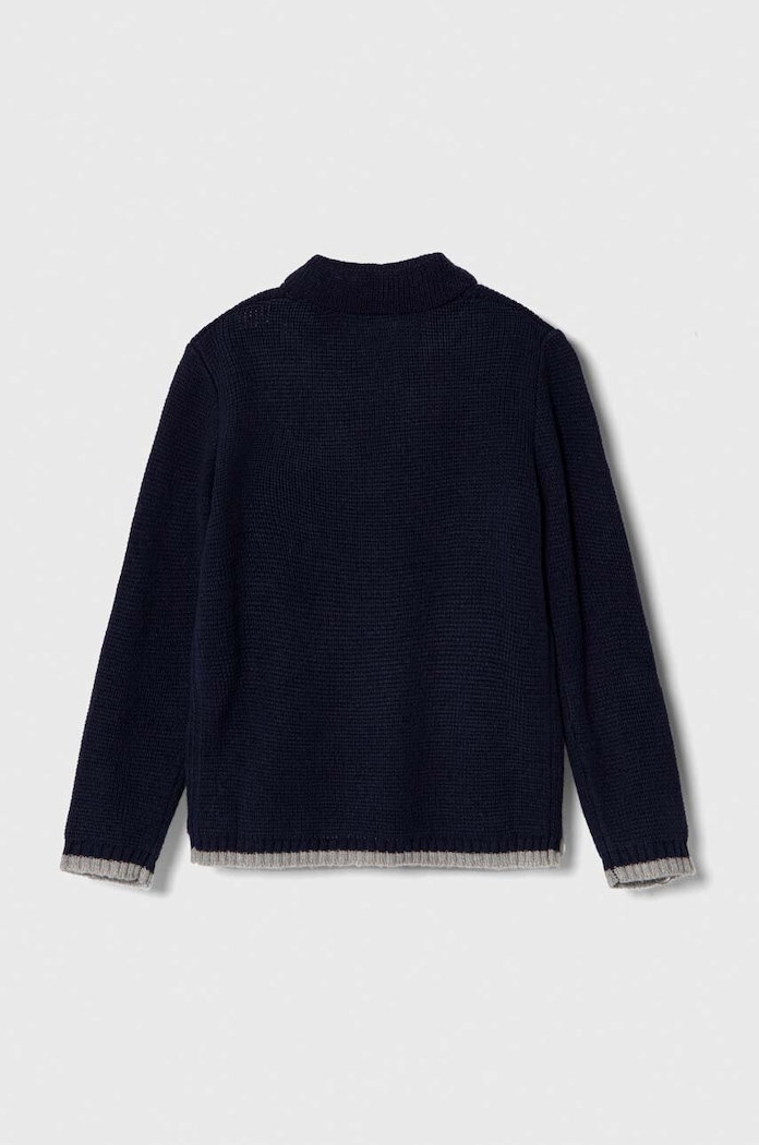 Dječji kardigan United Colors of Benetton 1270GW001.P.SEASONAL mornarsko plava AW23