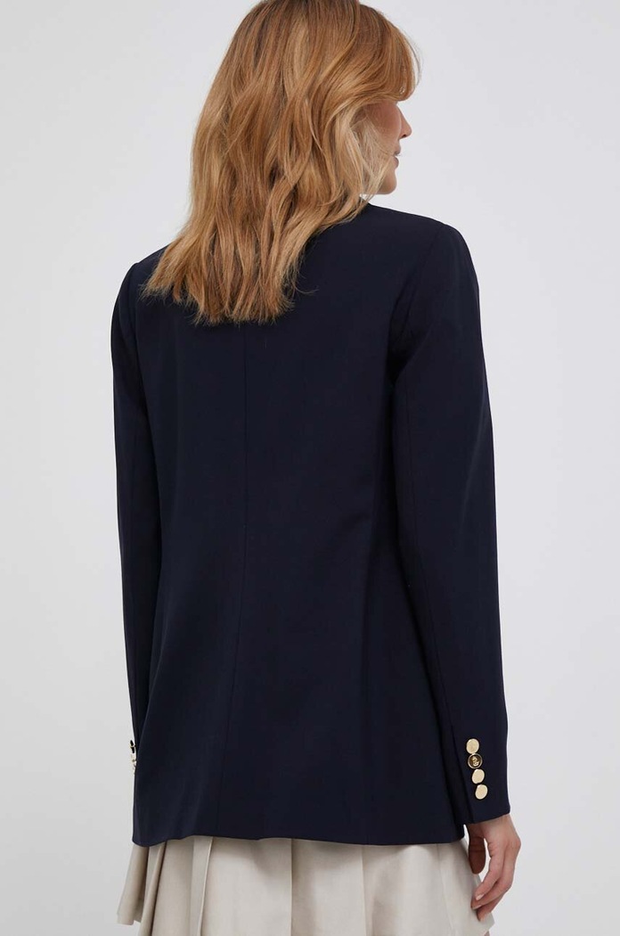 Ruházat Lauren Ralph Lauren gyapjú kabát 200911071 sötétkék