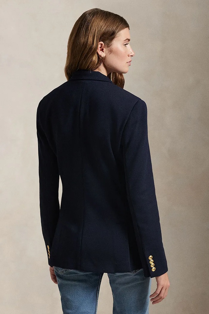 Polo Ralph Lauren blézer gyapjú keverékből 211910134 sötétkék SS26