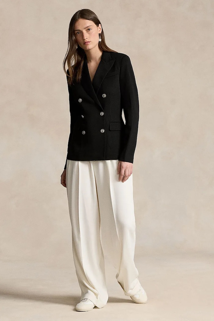 Abbigliamento Polo Ralph Lauren blazer con aggiunta di lana 211910134 nero
